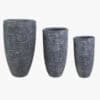 Fiber-stone Gray Bullet Planter - Image 4