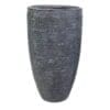 Fiber-stone Gray Bullet Planter - Image 3