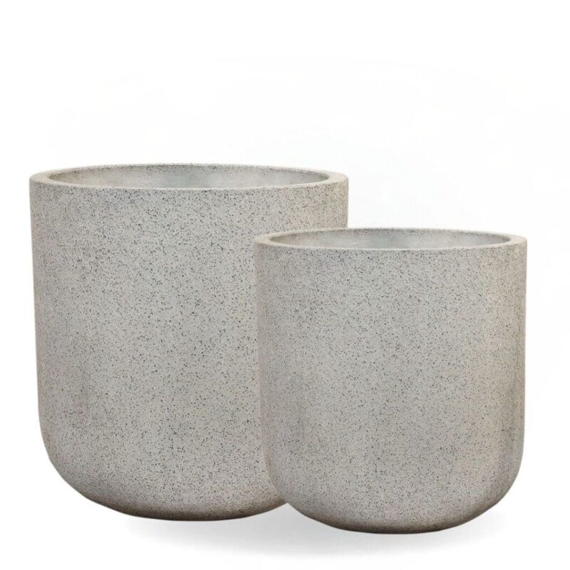 Grey Terrazzo Fibreclay Planter