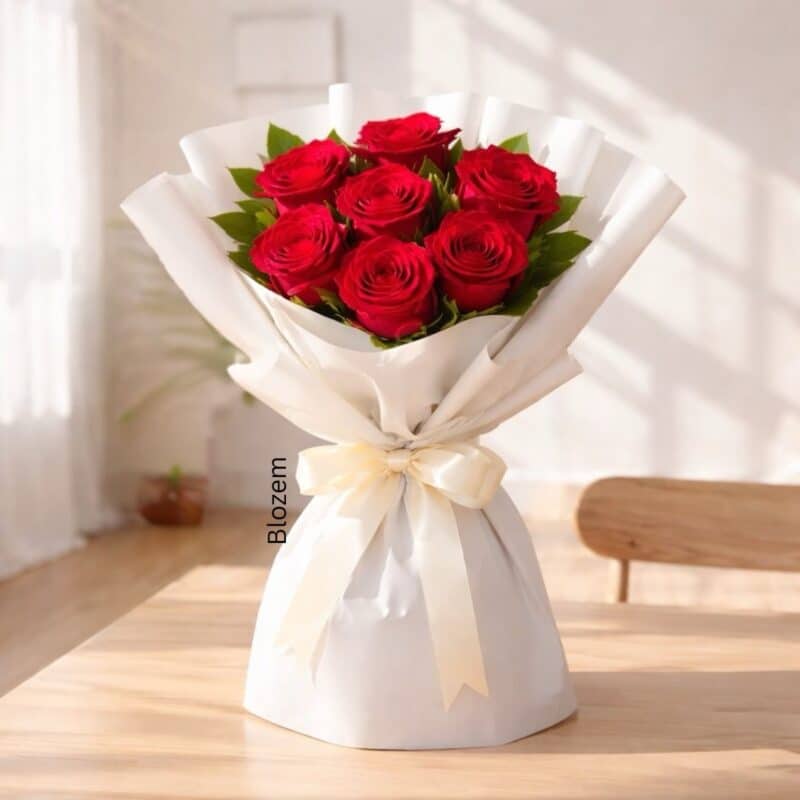 Elegant Red Rose Bouquet