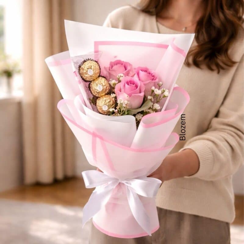 Roses & Chocolates Bouquet