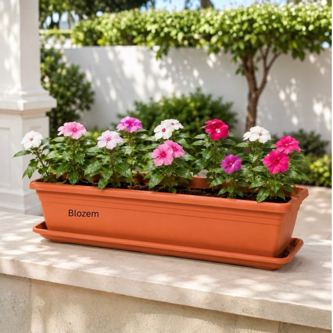 Villa Rectangular Planter Pot - Image 3